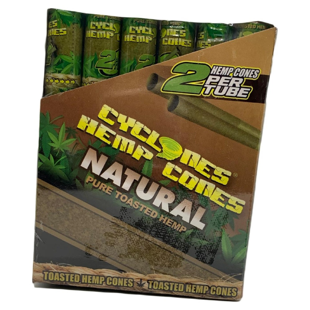 CYCLONE HEMP CONES - NATURAL - 24CT