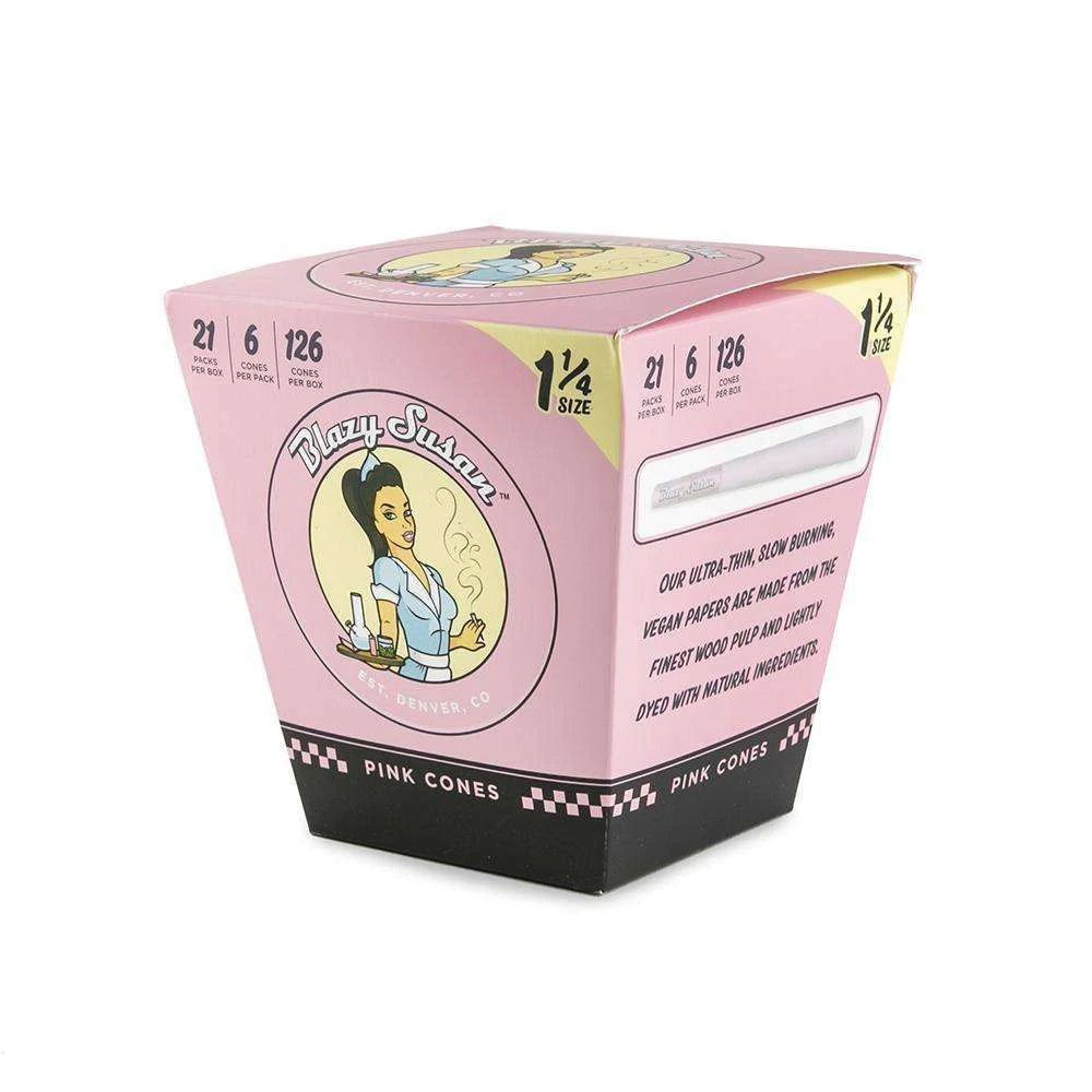 BLAZY SUSAN 1 1/4 CONES - 21 PACK BOX