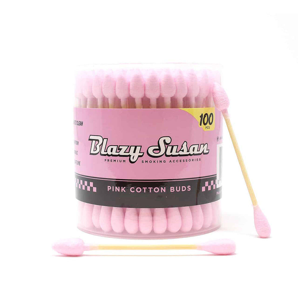 BLAZY SUSAN PINK COTTON BUDS - 100CT