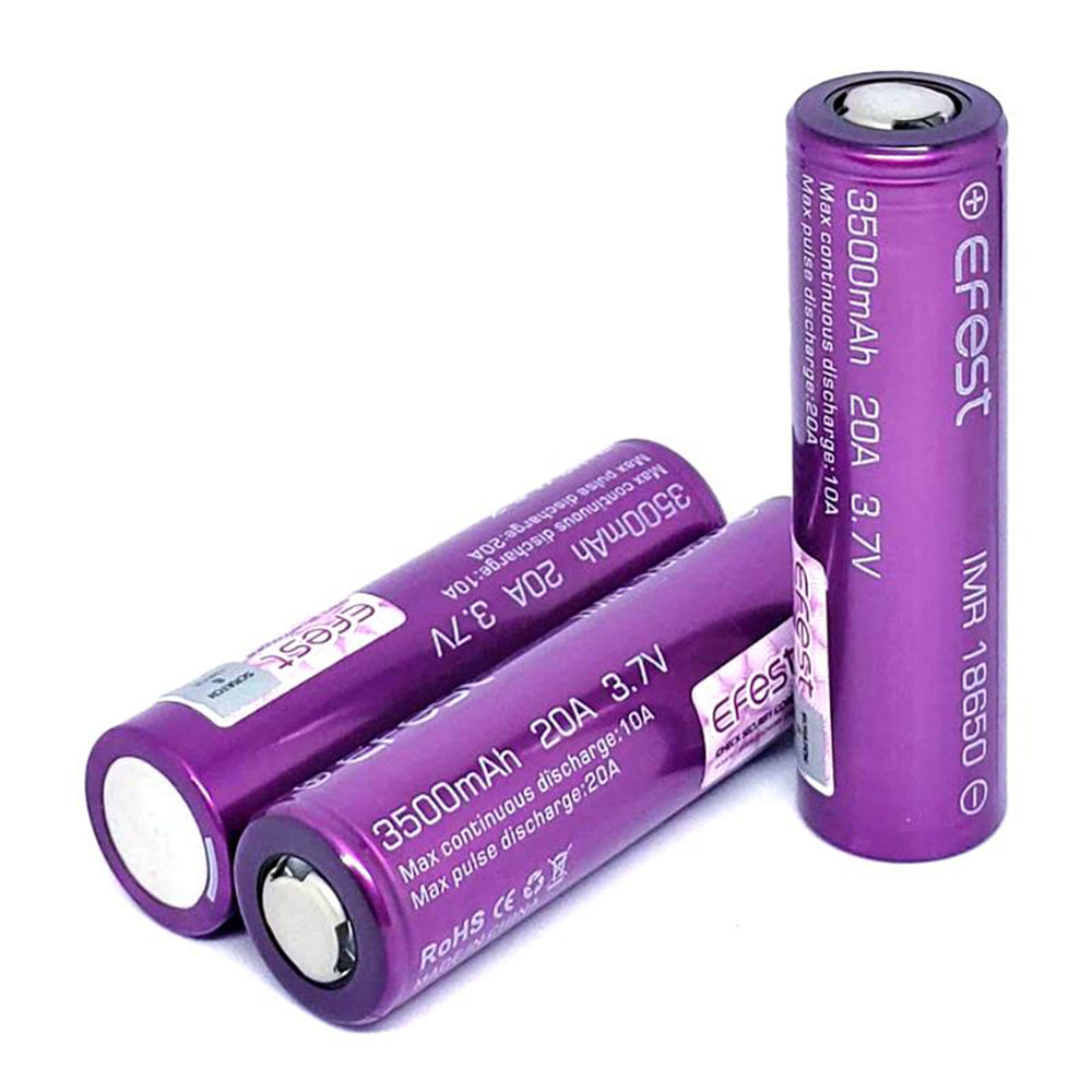 EFEST 18650 3500MAH 20A BATTERY - 2PK