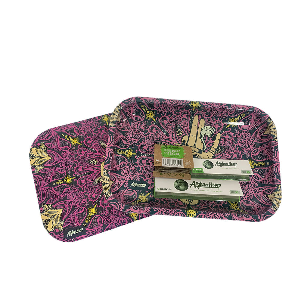 AFGHAN HEMP MAGNETIC TRAY KIT