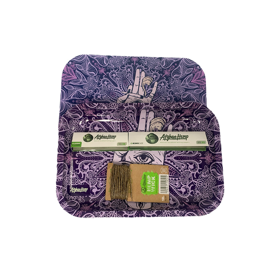 AFGHAN HEMP MAGNETIC TRAY KIT