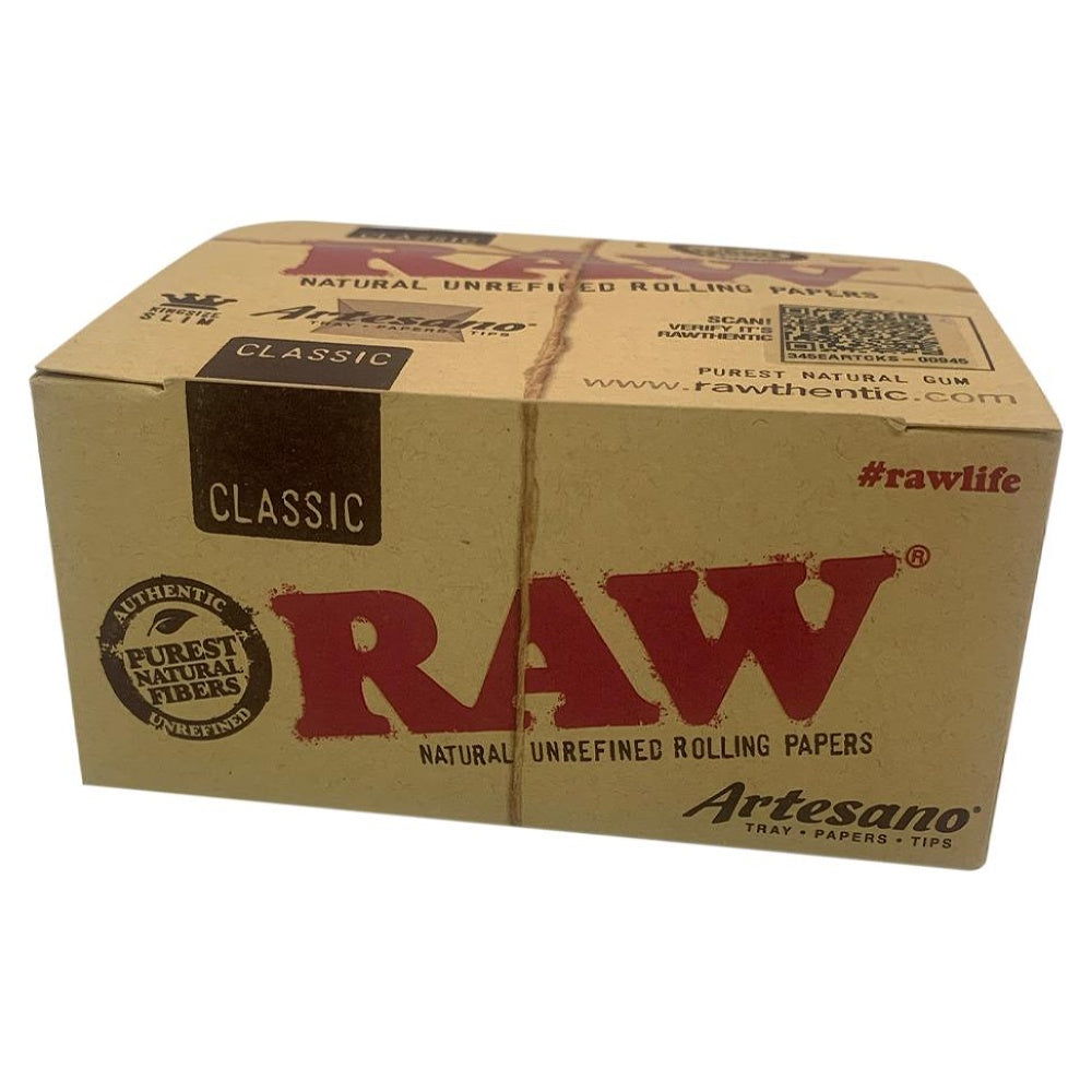RAW ARTESANO KING SIZE SLIM PAPERS - 15CT BOX