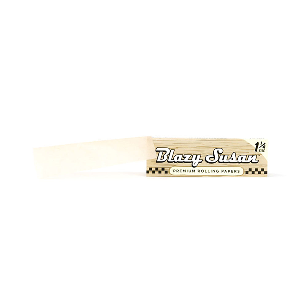 BLAZY SUSAN ROLLING PAPERS UNBLEACHED 1 1/4 - 50CT