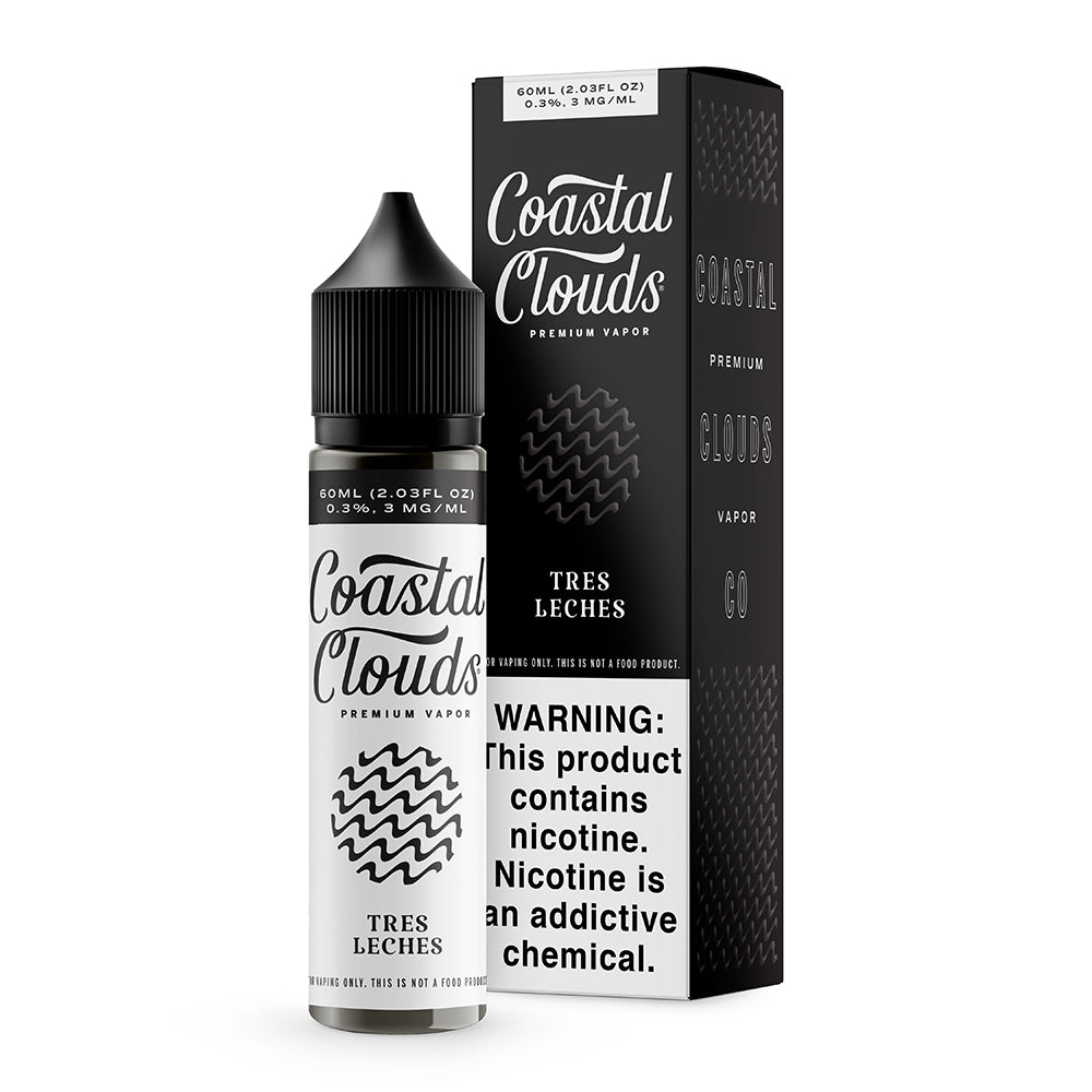 COASTAL CLOUDS E-LIQUID - 0MG (60ML)