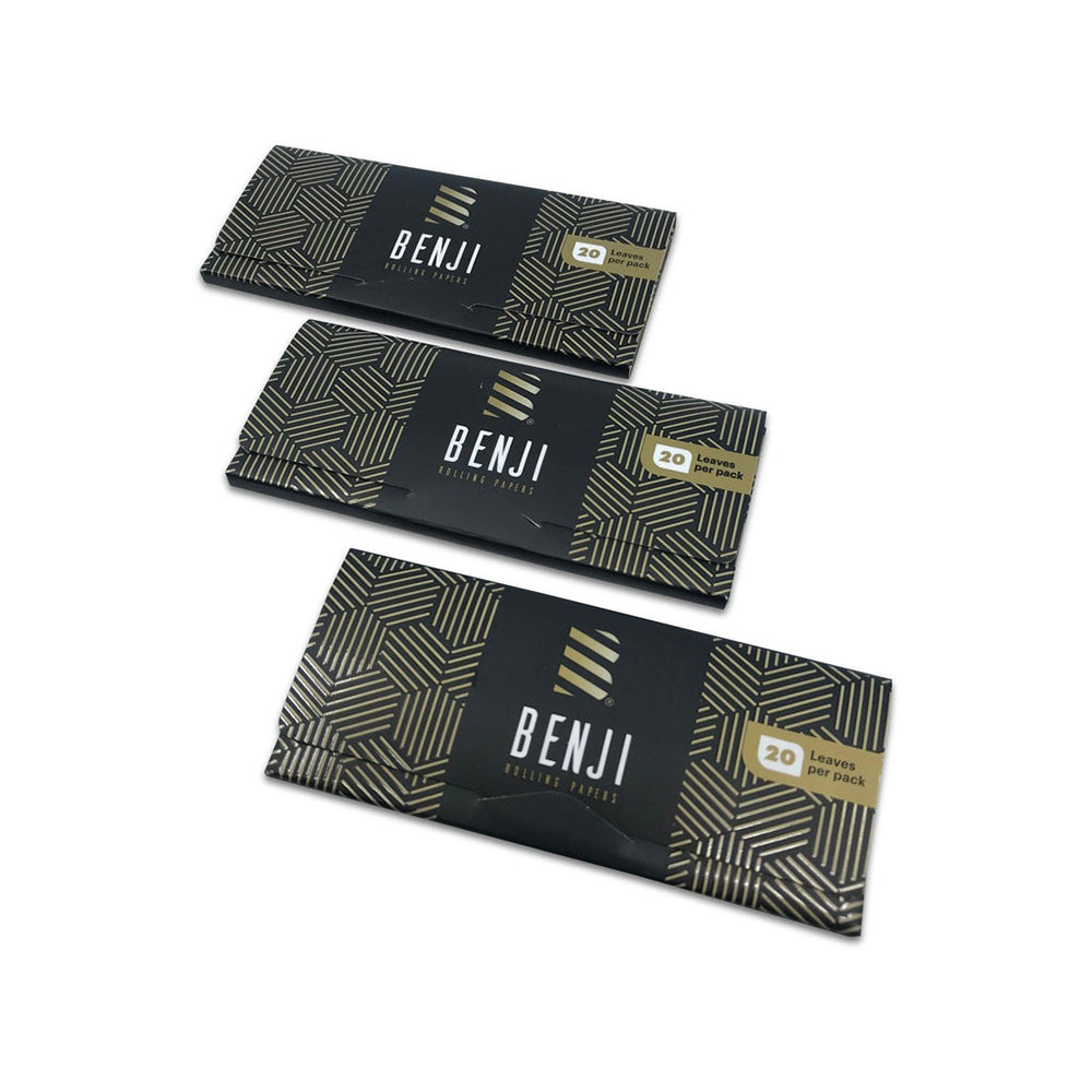 BENJI $100 ROLLING PAPERS & TIPS - 24CT BOX