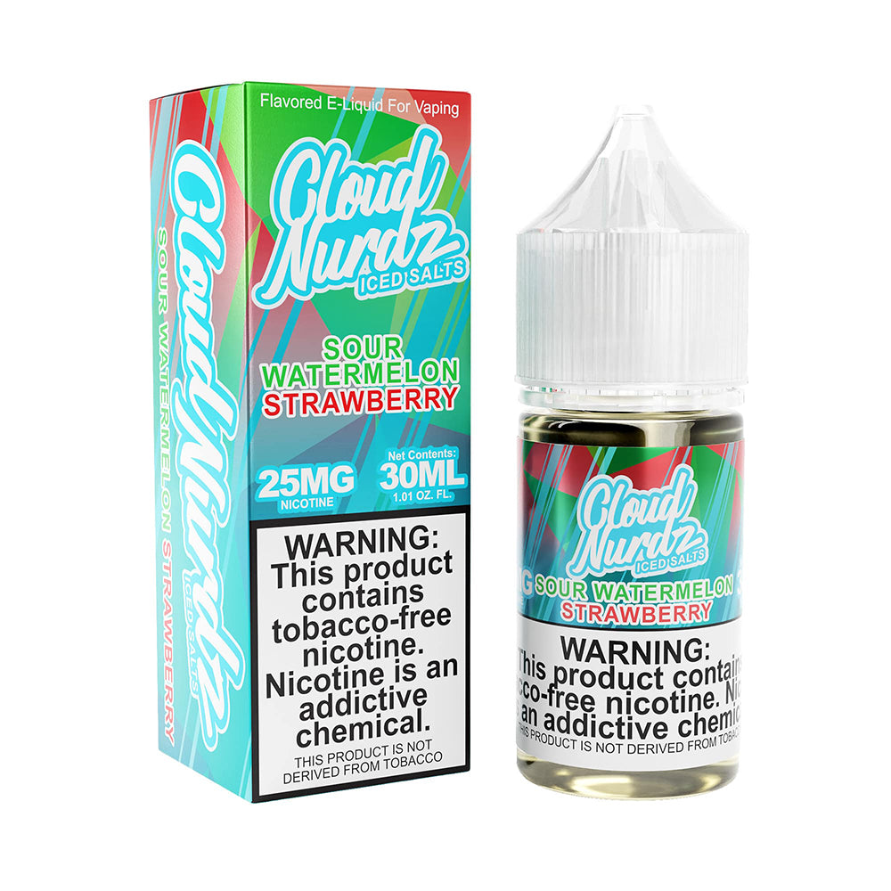 CLOUD NURDZ ICED SALT E-LIQUID - 25MG (30ML)