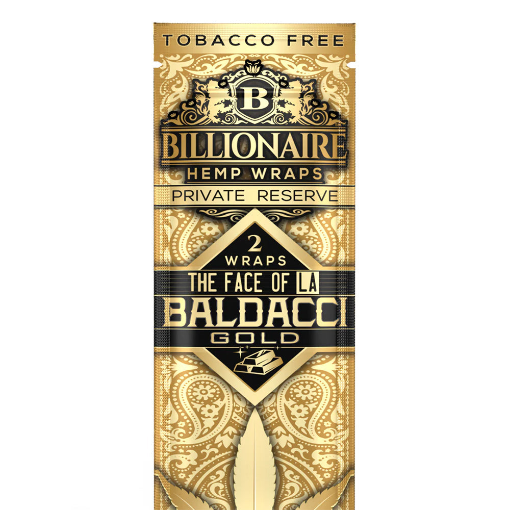 BILLIONAIRE HEMP WRAPS BALDACCI - 25CT BOX