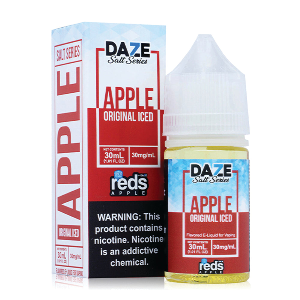 7DAZE REDS APPLE ICED SALT NIC - 30MG (30ML)
