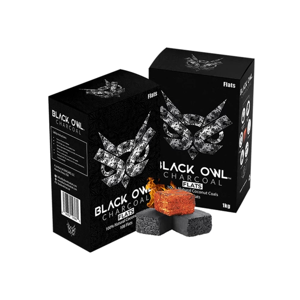 BLACK OWL CHARCOAL FLATS - 108CT