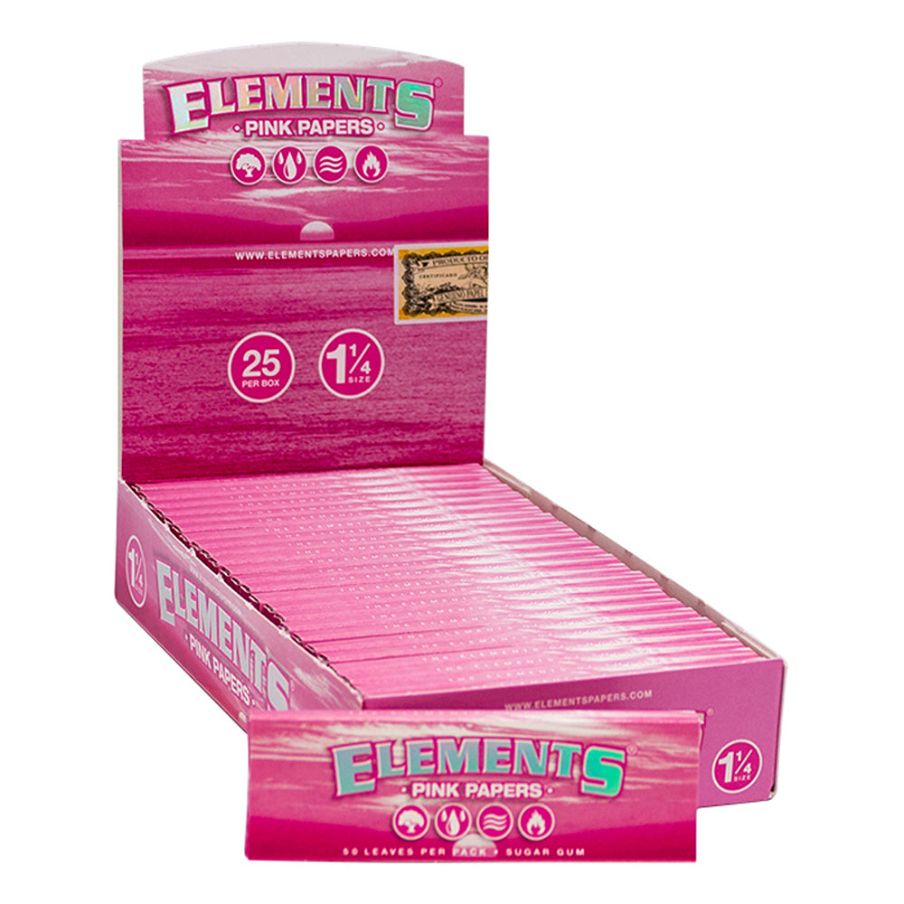 ELEMENT 1 1/4 PINK PAPERS 25CT