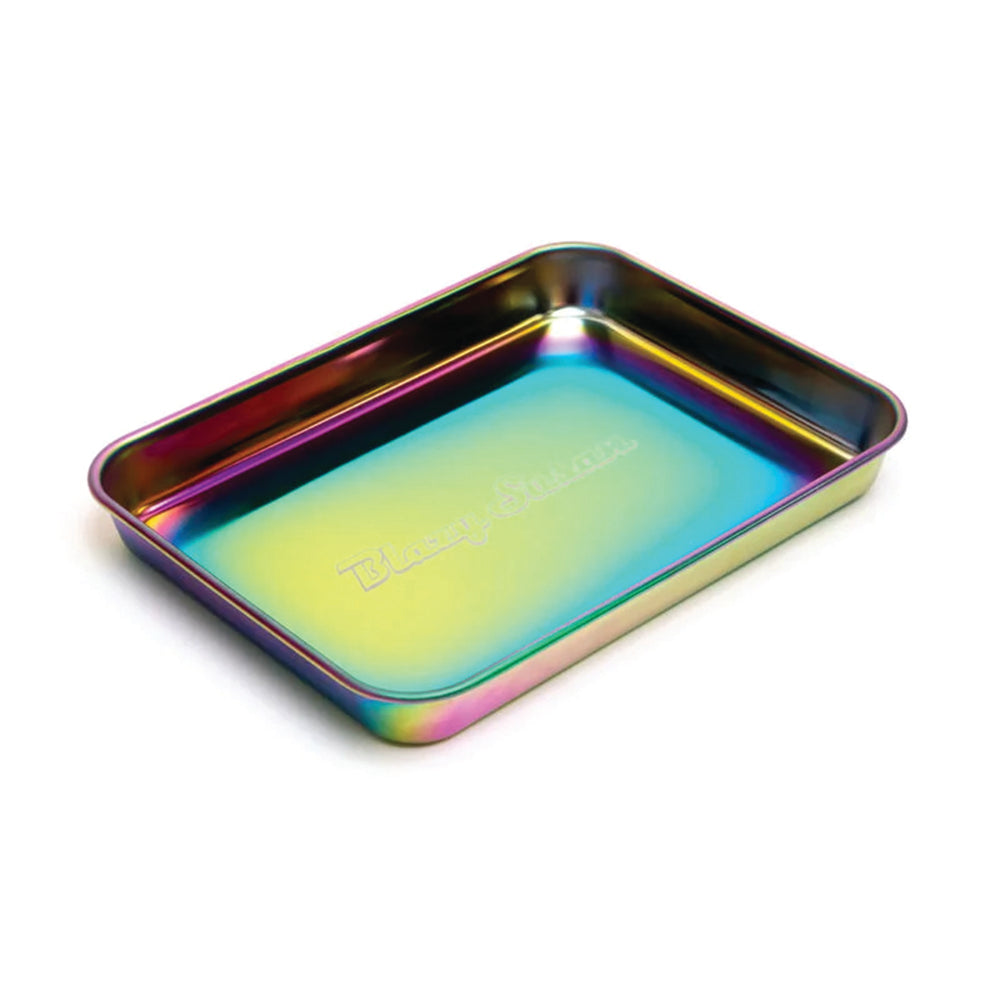 BLAZY SUSAN METAL ROLLING TRAY - RAINBOW