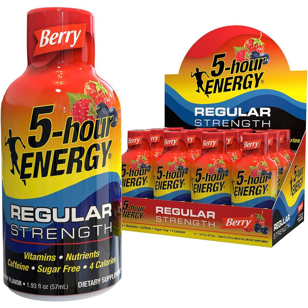5 HOUR ENERGY REGULAR STRENGTH SHOT 12CT