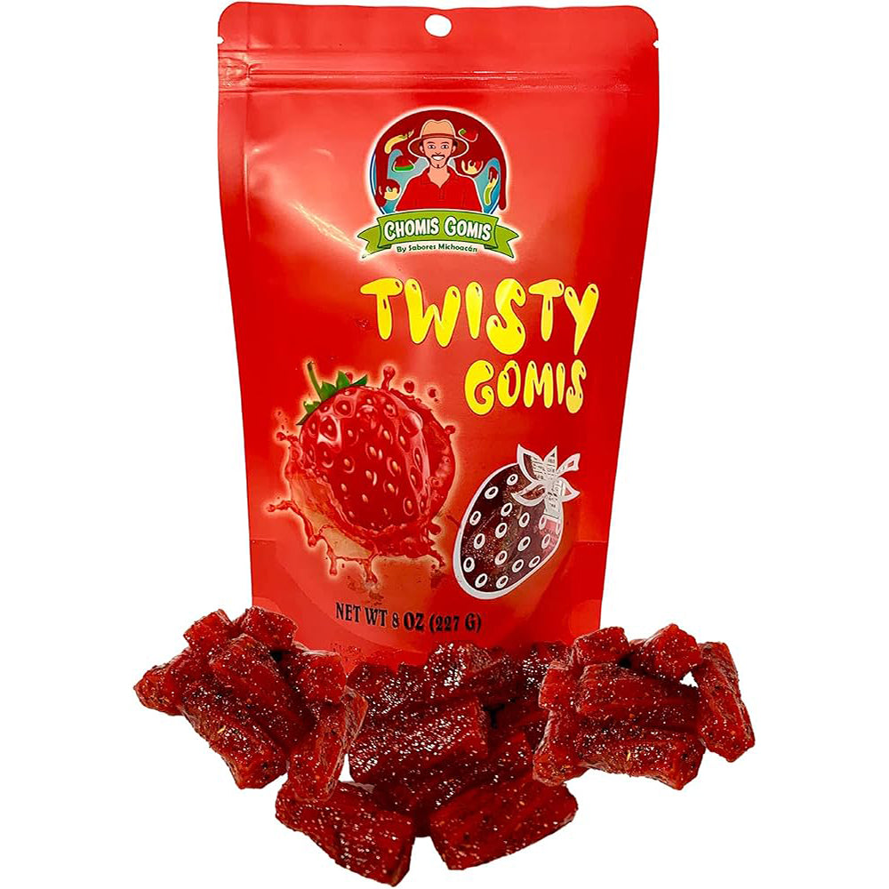 CHOMIS GOMIS TWISTY GOMIS STRAWBERRY CANDY