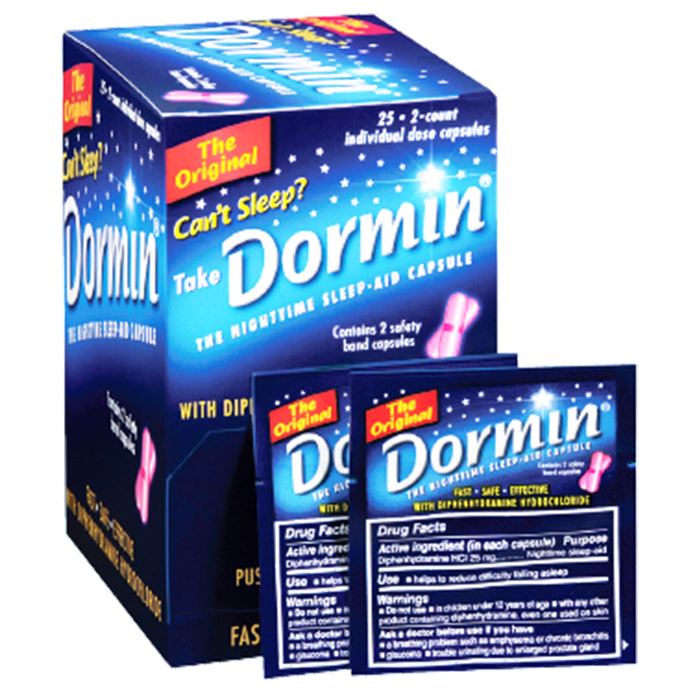 DORMIN SLEEP AID CAPSULES 2PK - 25CT