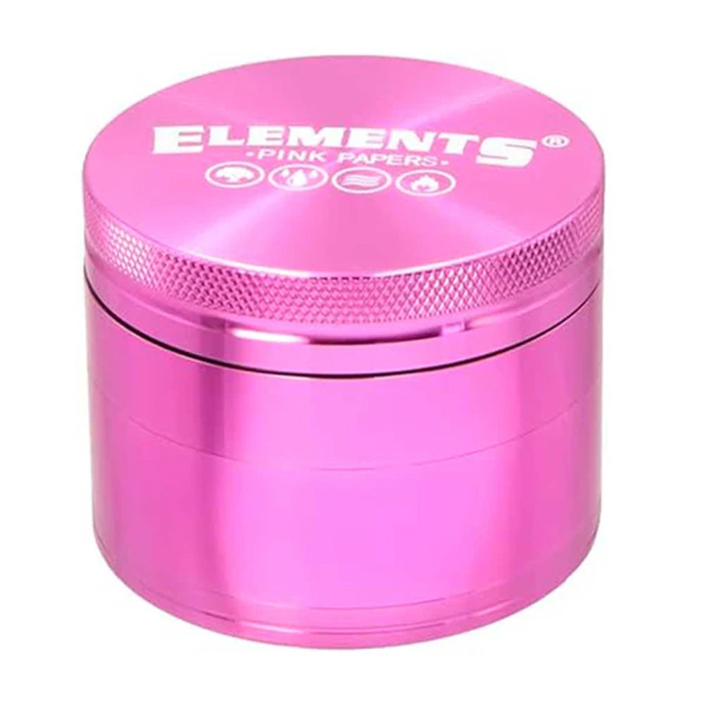 ELEMENTS PINK ALUMINUM GRINDER 4PC
