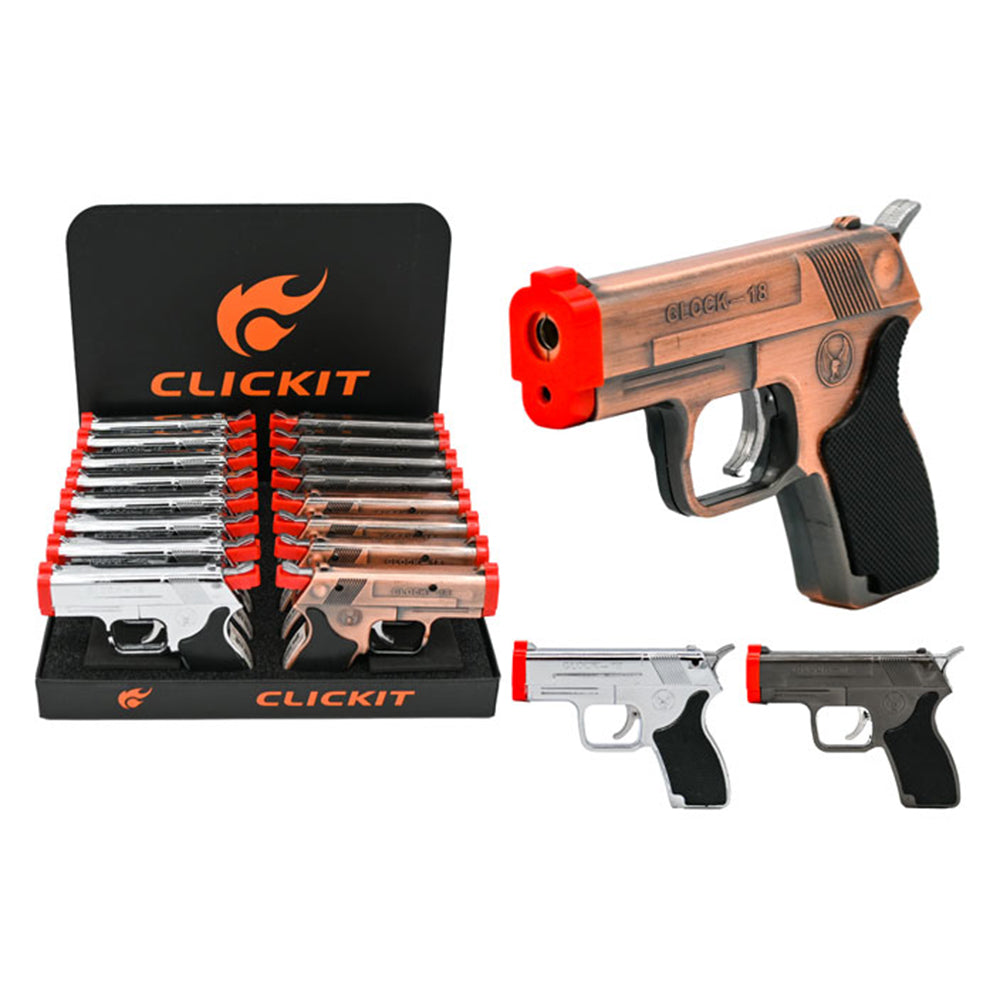 CLICKIT GUN LASER TORCH 16CT
