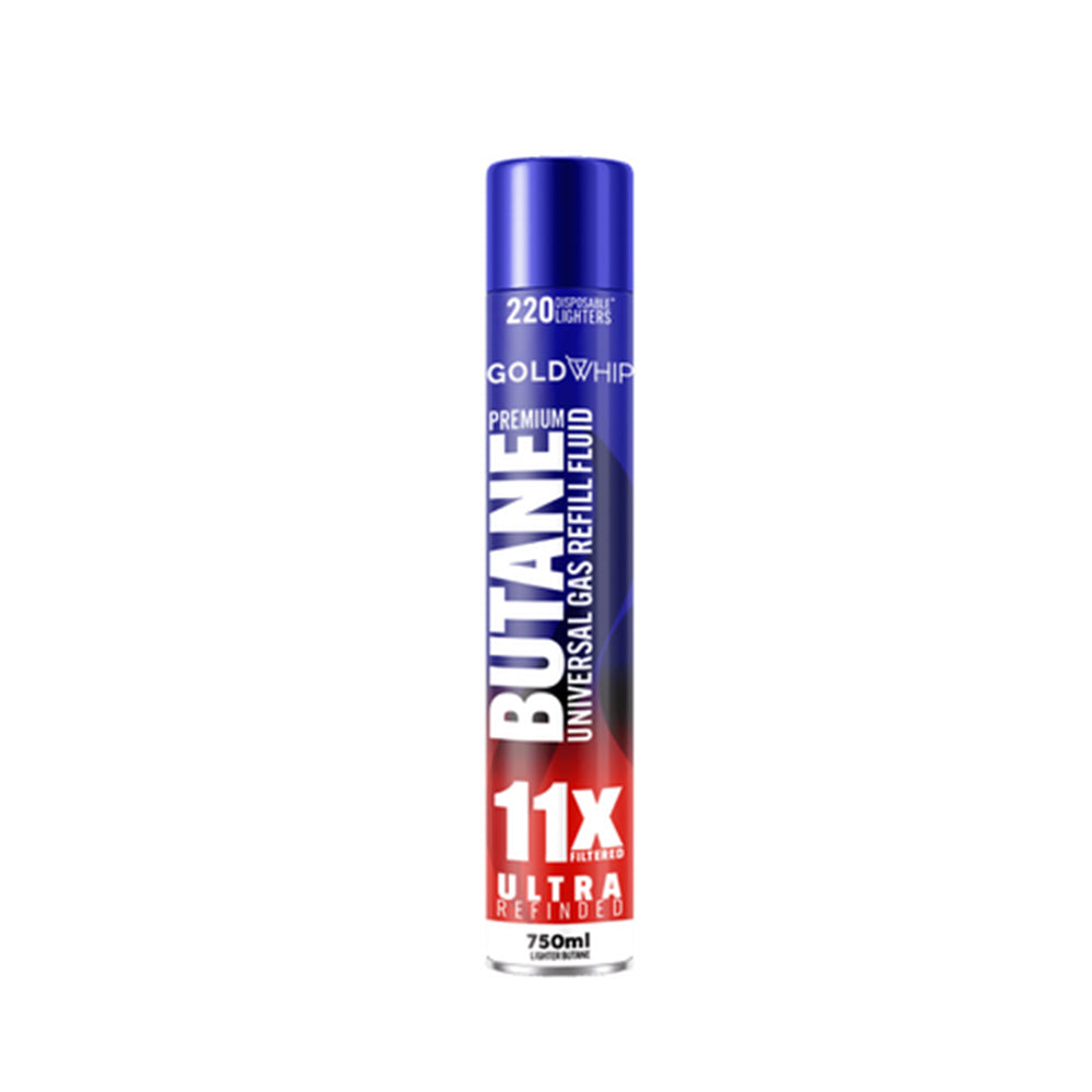 GOLDWHIP 750ML 11X BUTANE