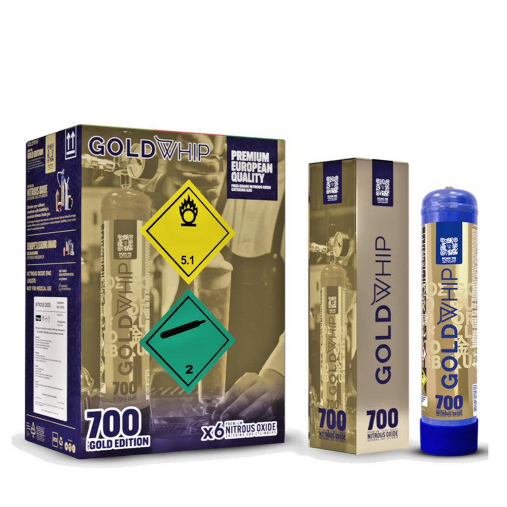 GOLD WHIP STEEL GOLD 700G MIXOLOGY 6CT
