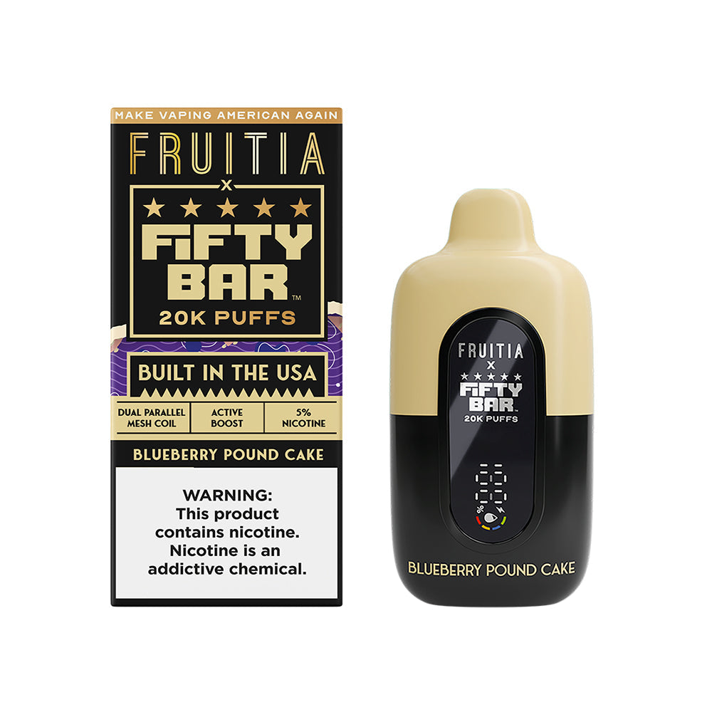 FIFTY BAR x FRUITIA 20K DISPOSABLE 5CT