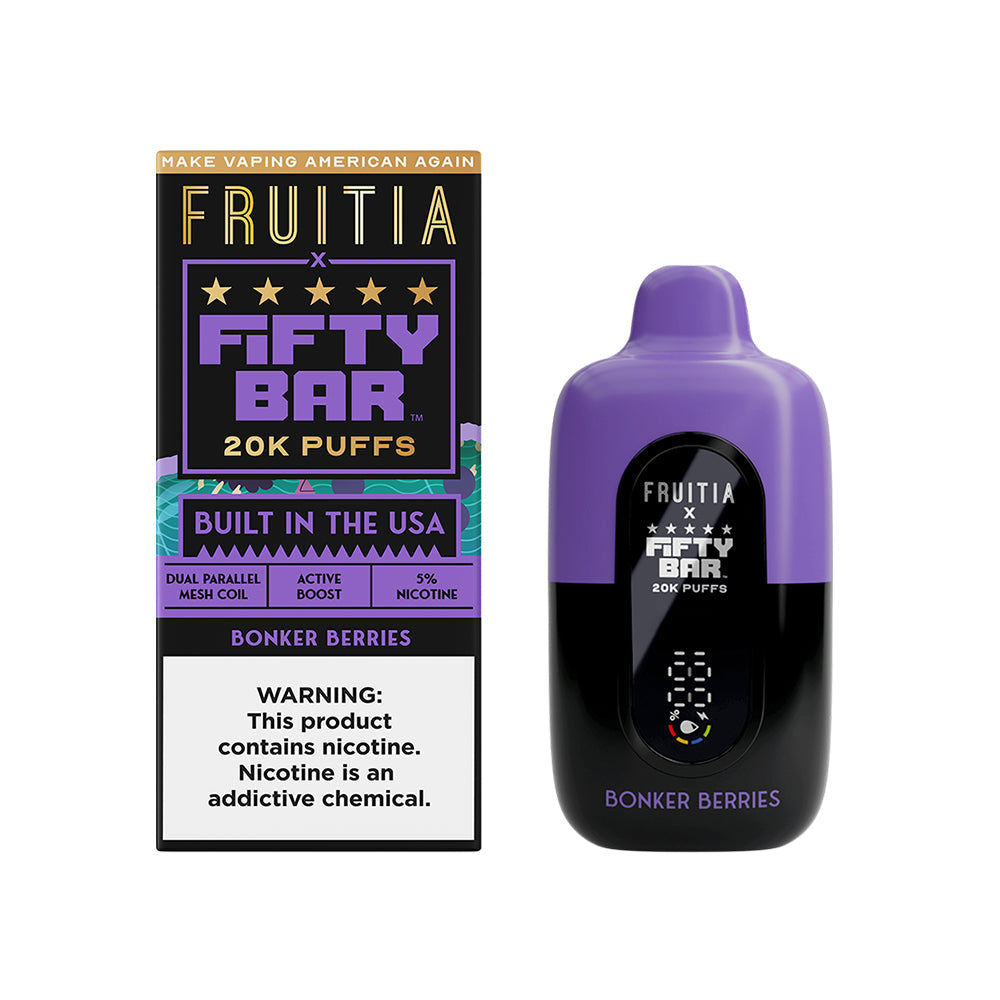 FIFTY BAR x FRUITIA 20K DISPOSABLE 5CT