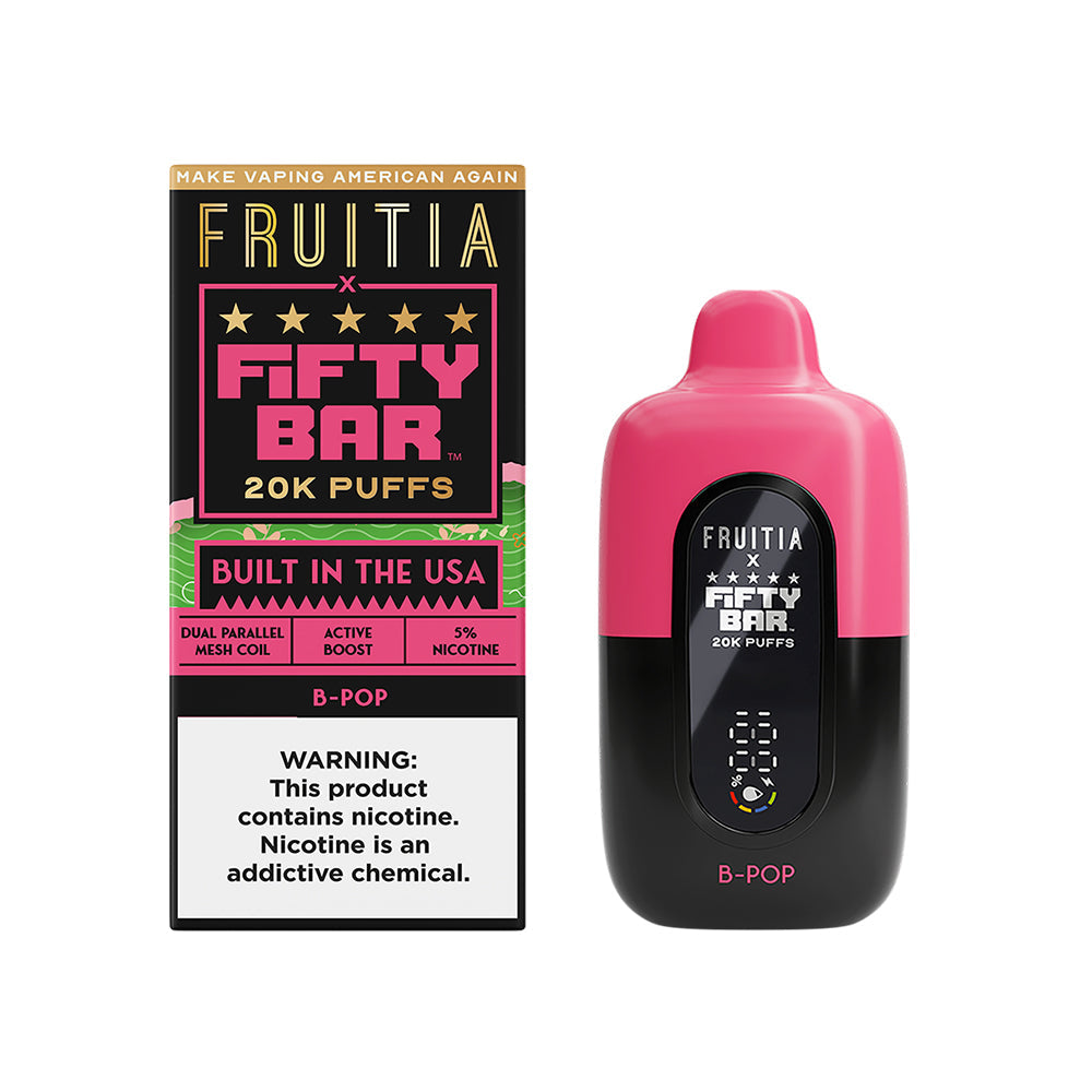 FIFTY BAR x FRUITIA 20K DISPOSABLE 5CT