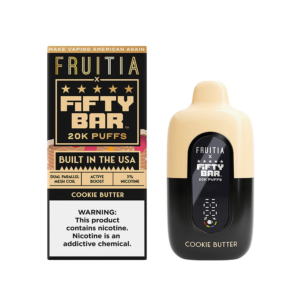 FIFTY BAR x FRUITIA 20K DISPOSABLE 5CT