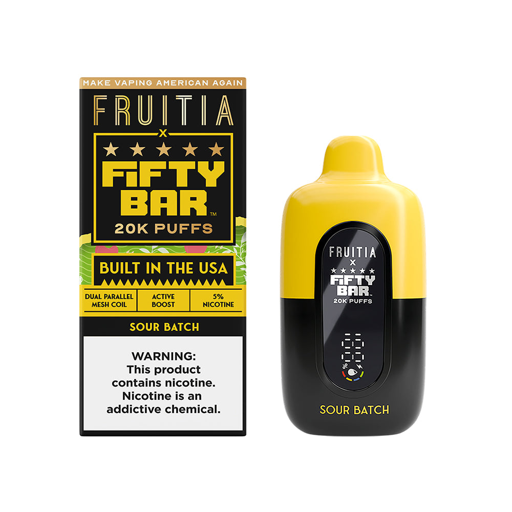 FIFTY BAR x FRUITIA 20K DISPOSABLE 5CT