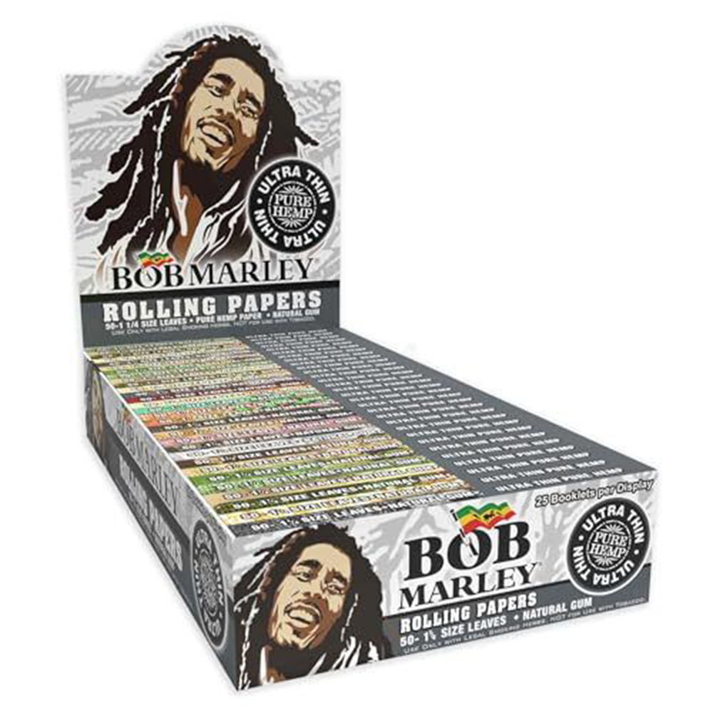 BOB MARLEY 1 1/4 ULTRA THIN ROLLING PAPERS 25CT