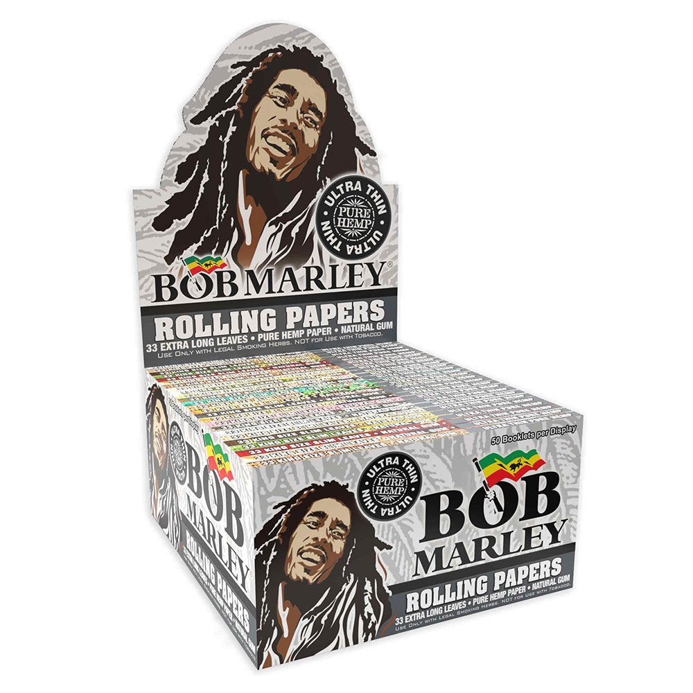 BOB MARLEY ULTRA THIN KING SIZE PAPERS + TIPS 50CT