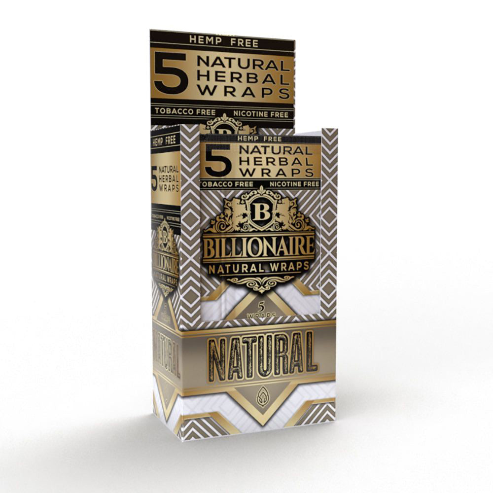 BILLIONAIRE HERBAL WRAPS 5PK 25C