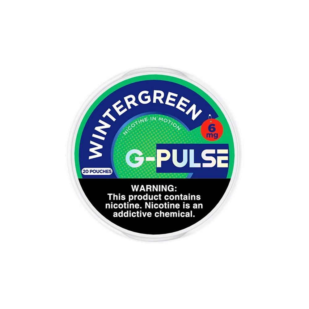G-PULSE 15MG NICOTINE POUCH WINTERGREEN