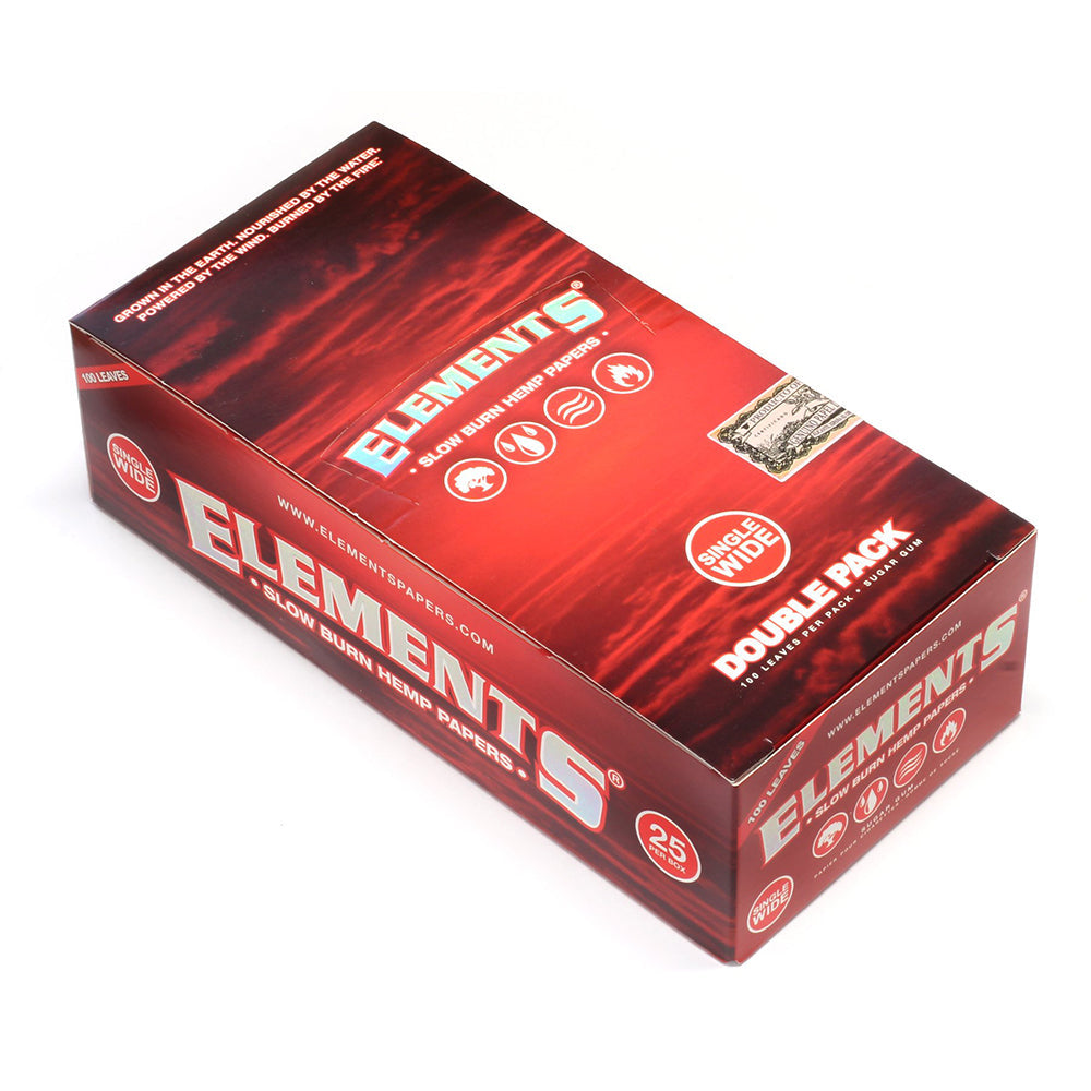ELEMENTS DOUBLE PK SINGLE WIDE RED