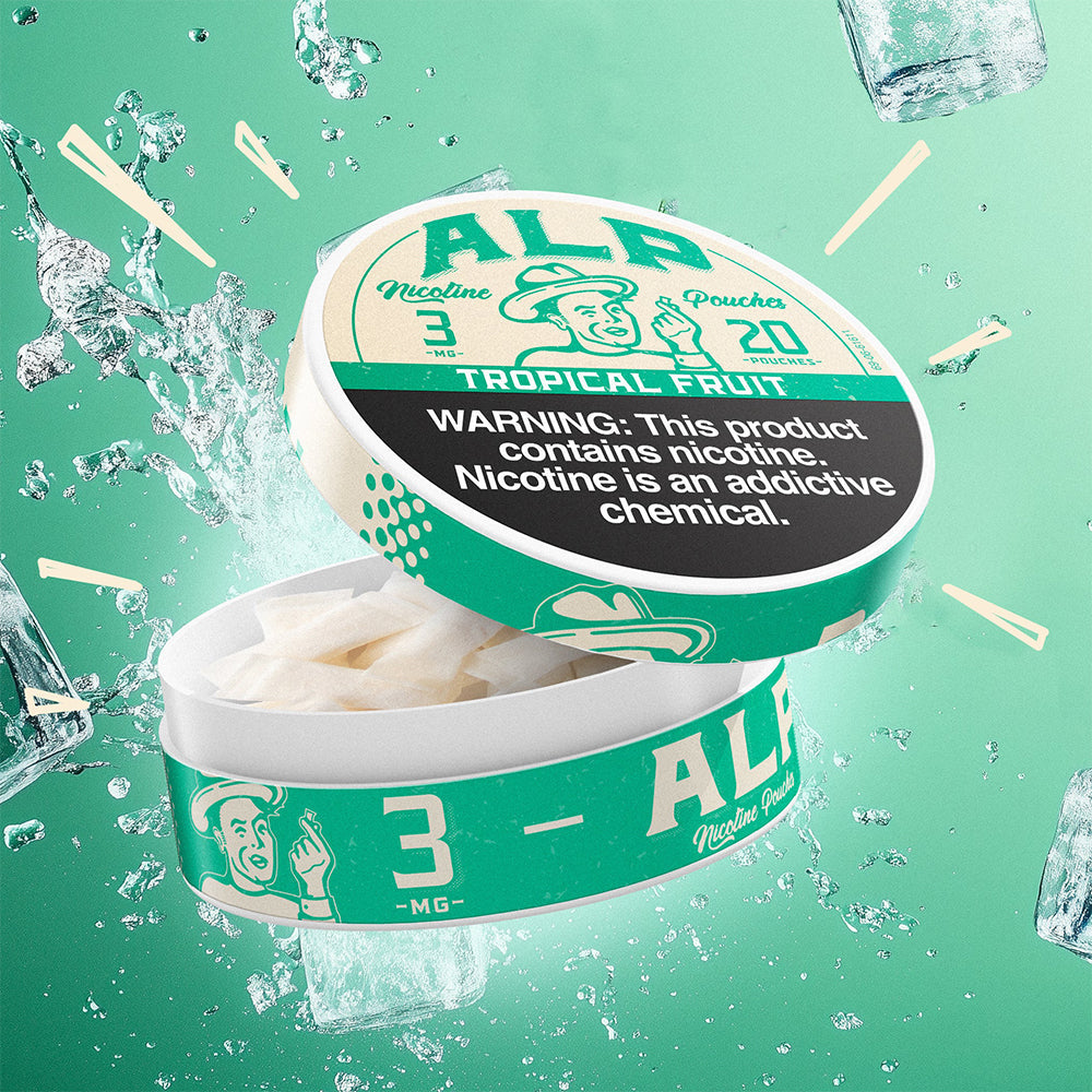 ALP POUCHES 3MG TROPICAL FRUIT