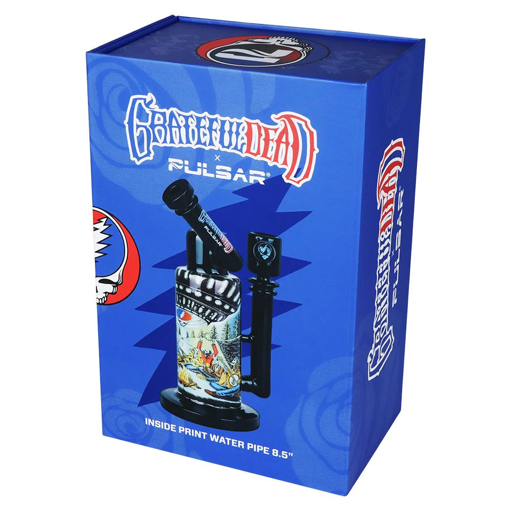 8.5"GRATEFULDEAD X PULSAR INSIDE PRINT WATERPIPE