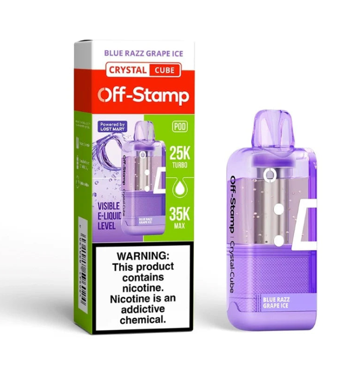 Off Stamp Pod 35000 Puffs Disposable Vape | Pack of 05 |  Indonesia | SB-2024 (Texas Compliant)