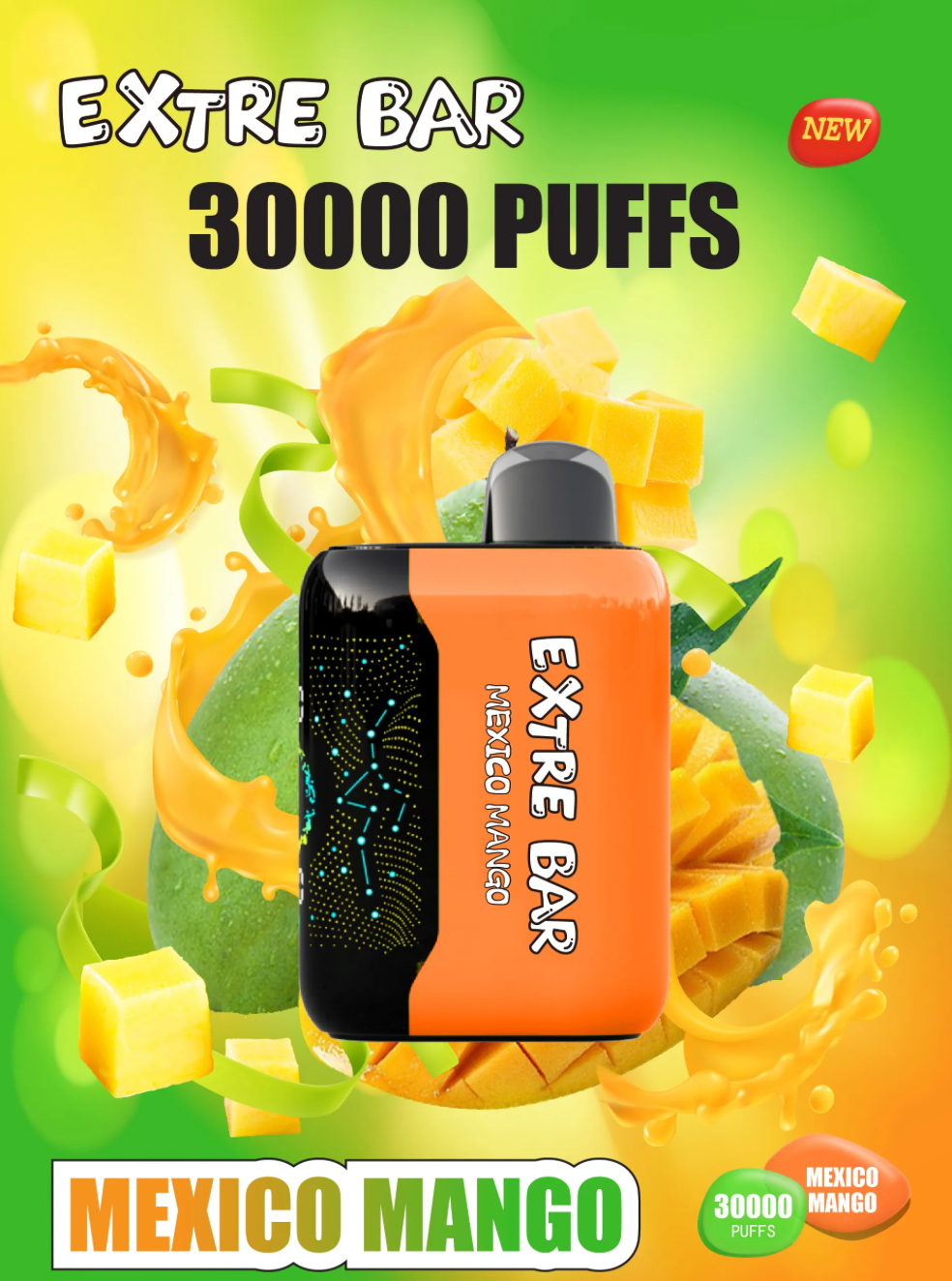 ExtreBar 30,000 Puffs Disposable Vapes | Pack of 05 | Indonesia | SB-2024 (Texas Compliant)