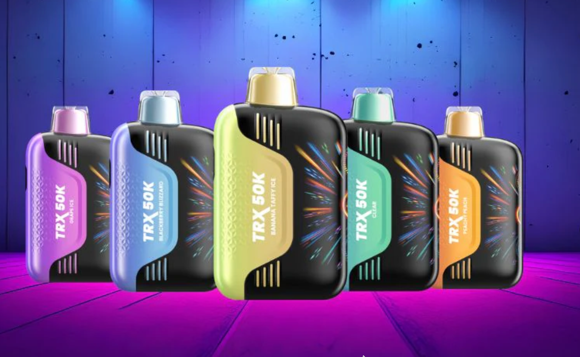 Viho TRX 50,000 Puffs Disposable Vape | Pack of 05 | Made in USA | SB-2024 (Texas Compliant )