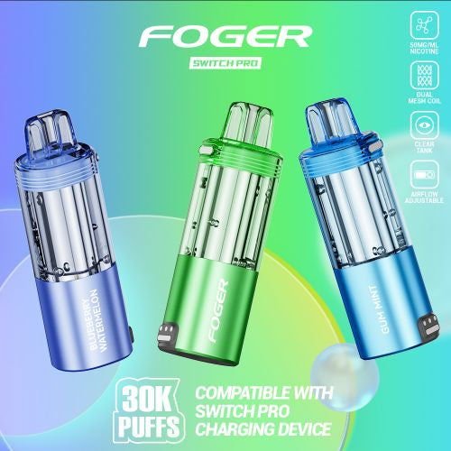 Foger Switch Pro 30,000 Puffs Disposable Pod | Texas Compliant SB2024